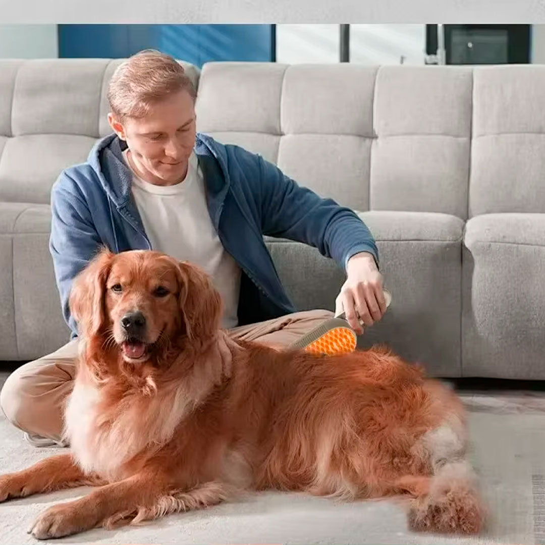 Cepillo de Vapor 3 en 1 para Mascotas
