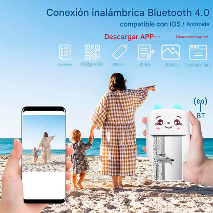 Mini Impresora Térmica Portátil Bluetooth