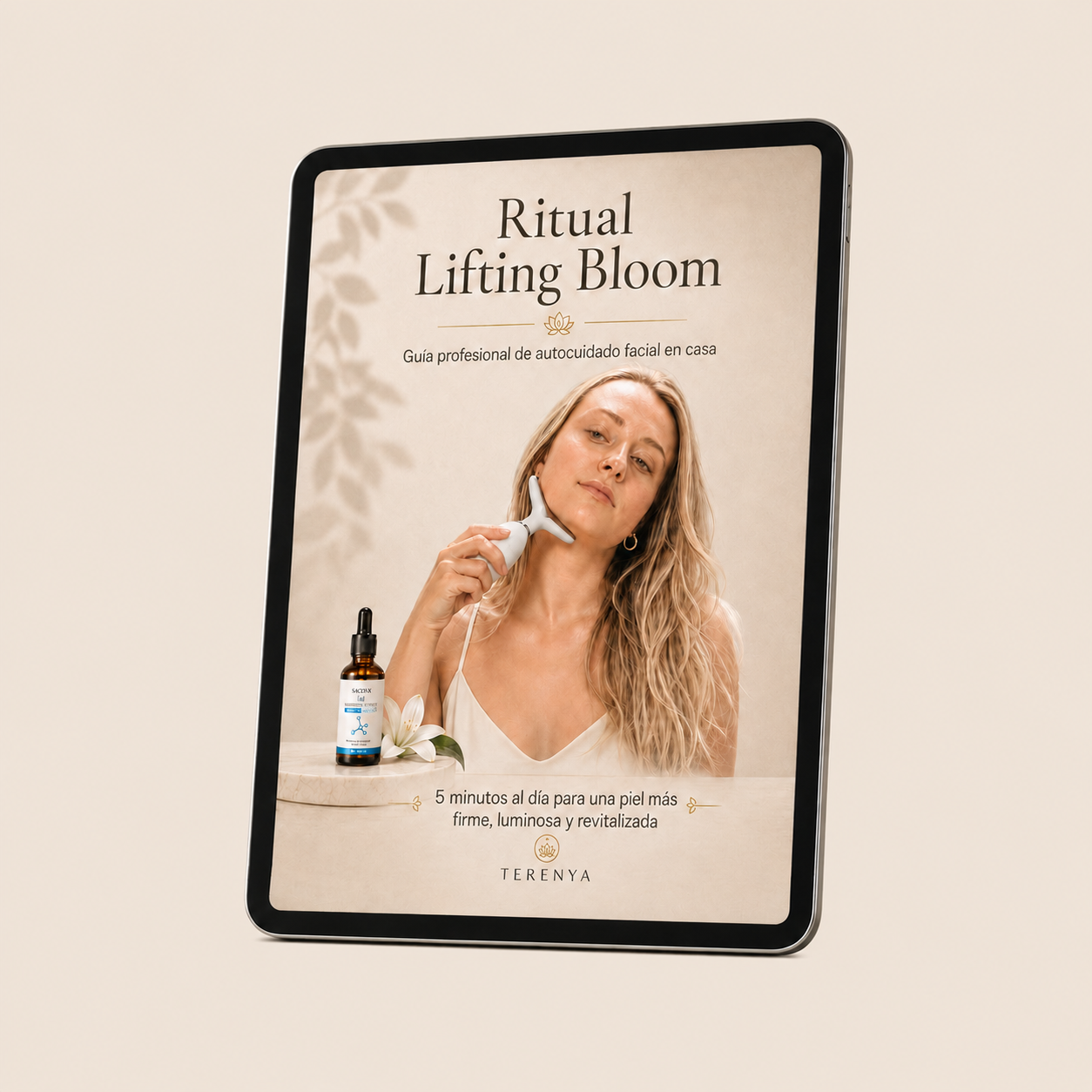 Ritual Lifting Bloom - Masajeador Facial + Esencia Hialurónica