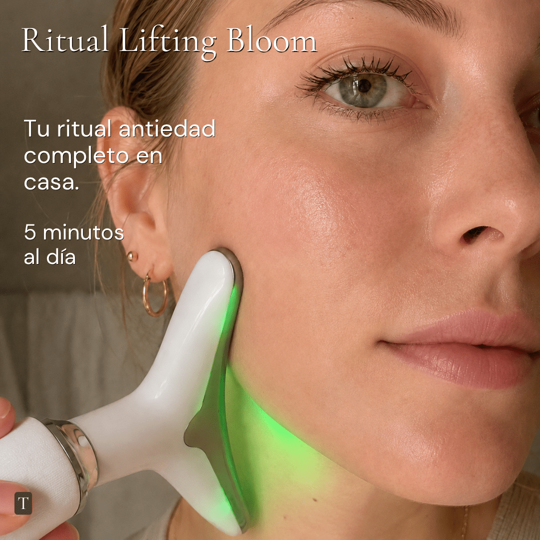 Ritual Lifting Bloom - Masajeador Facial + Esencia Hialurónica