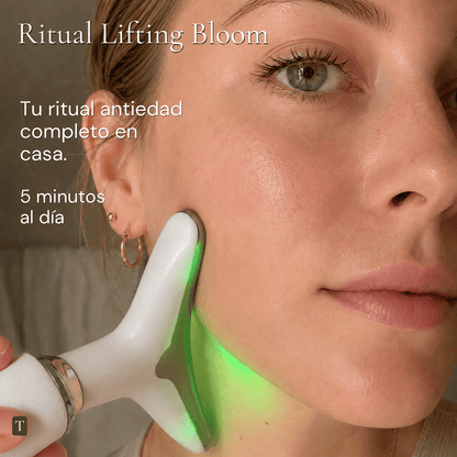 Ritual Lifting Bloom - Masajeador Facial + Esencia Hialurónica